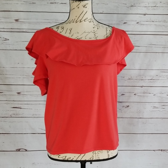 NWT J.Crew Factory One sleeve off the shoulder top - Picture 2 of 8